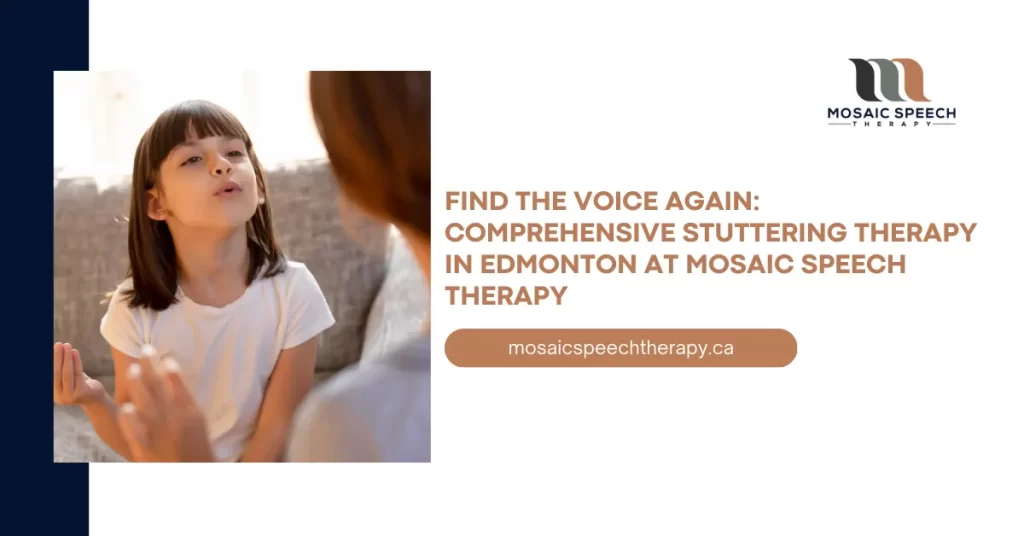 Stuttering Therapy Edmonton