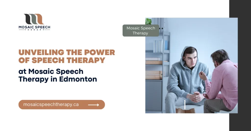 Speech Therapy in Edmonton Alberta