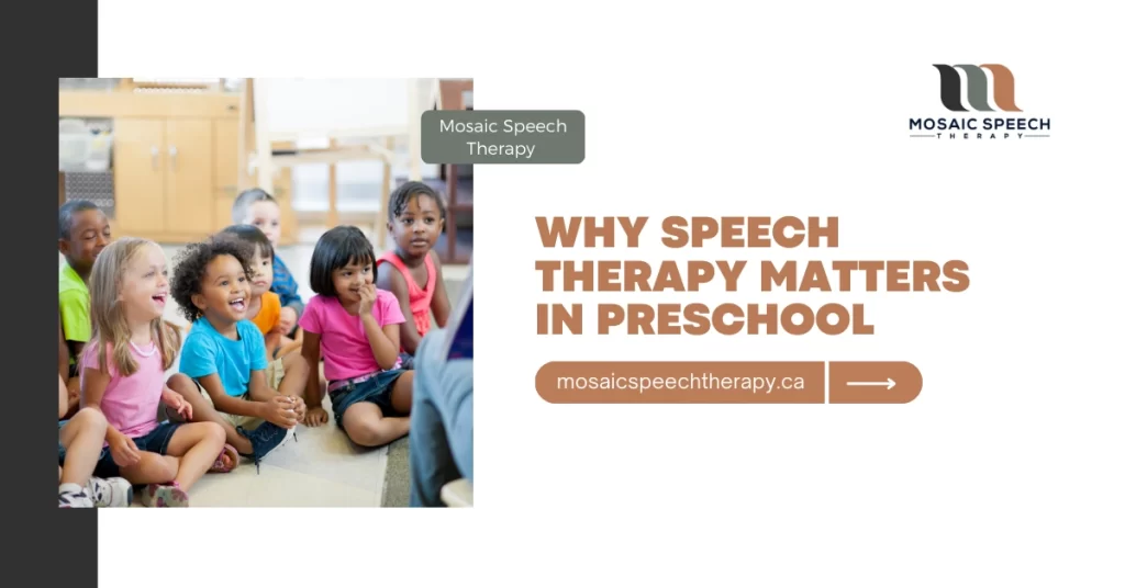 Preschool Speech Therapy Edmonton