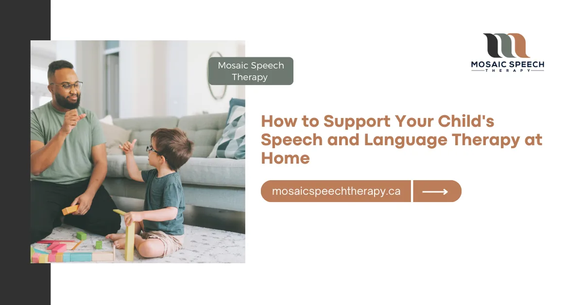 Speech and language therapy